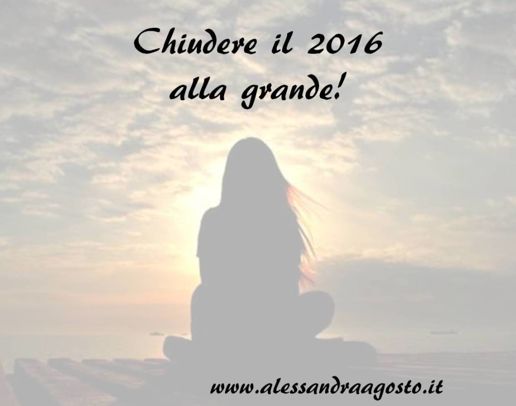 Chiudere il 2016 alla grande! Alessandra Agosto